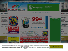 Tablet Screenshot of glogow-info.pl